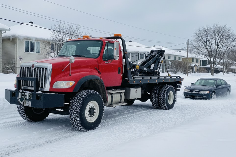 Vehicle Winch Out Service in Winnipeg